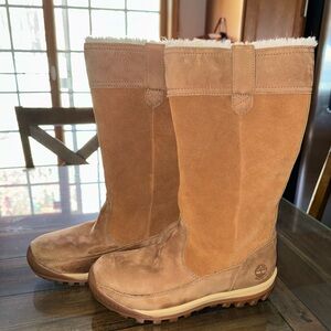 Women’s Timberland Mt. Hayes waterproof pull on boot in light brown